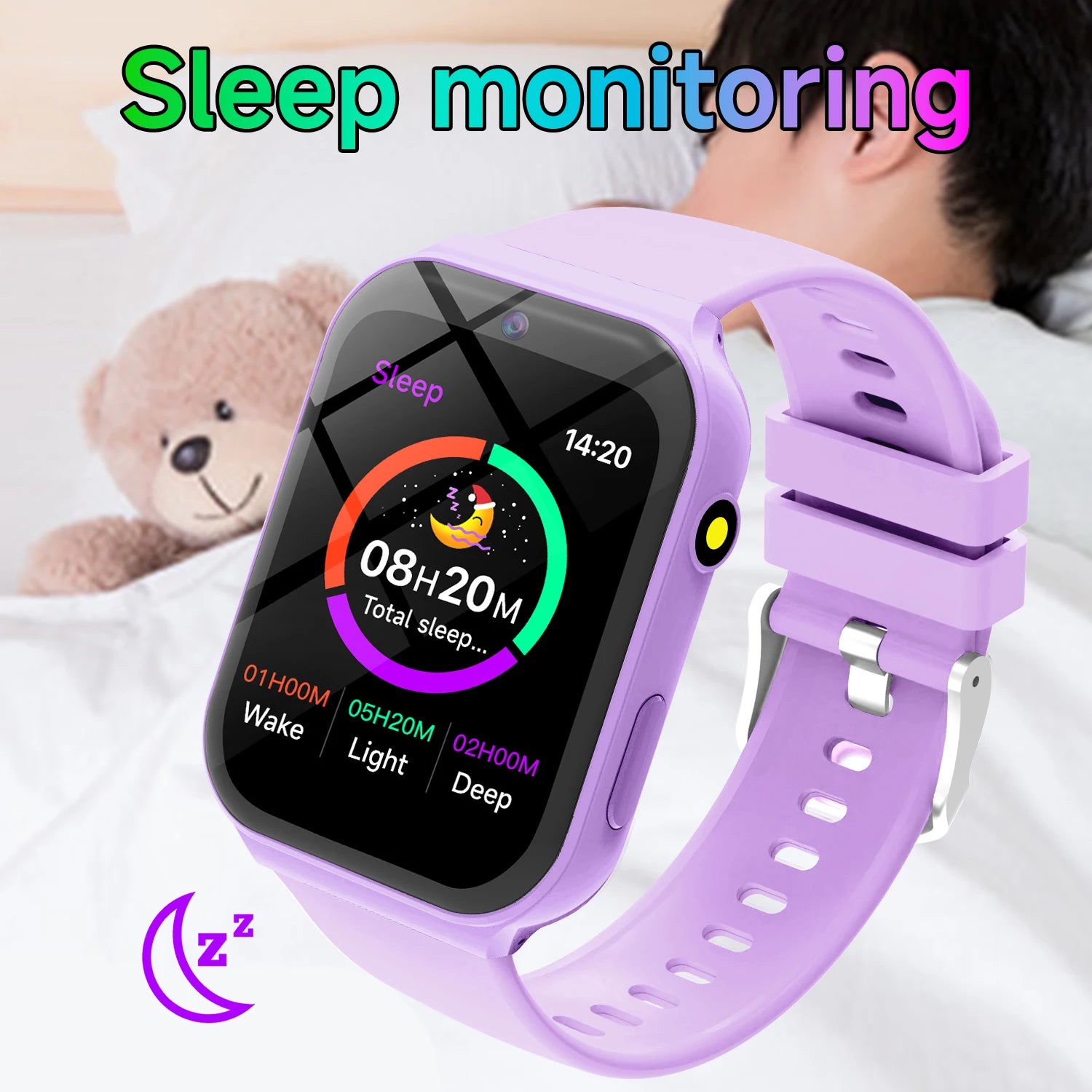 2025 New Smartwatch For Kids HD Camera Flashlight Study Partners Multi Games Calculator Children's Day Birthday Gift Boys Girls