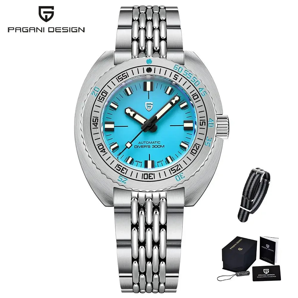 2025 New PAGANI DESIGN Luxury Men's Mechanical Watch Stainless Steel Sapphire Waterproof NH38A Chronograph Relogio Masculino