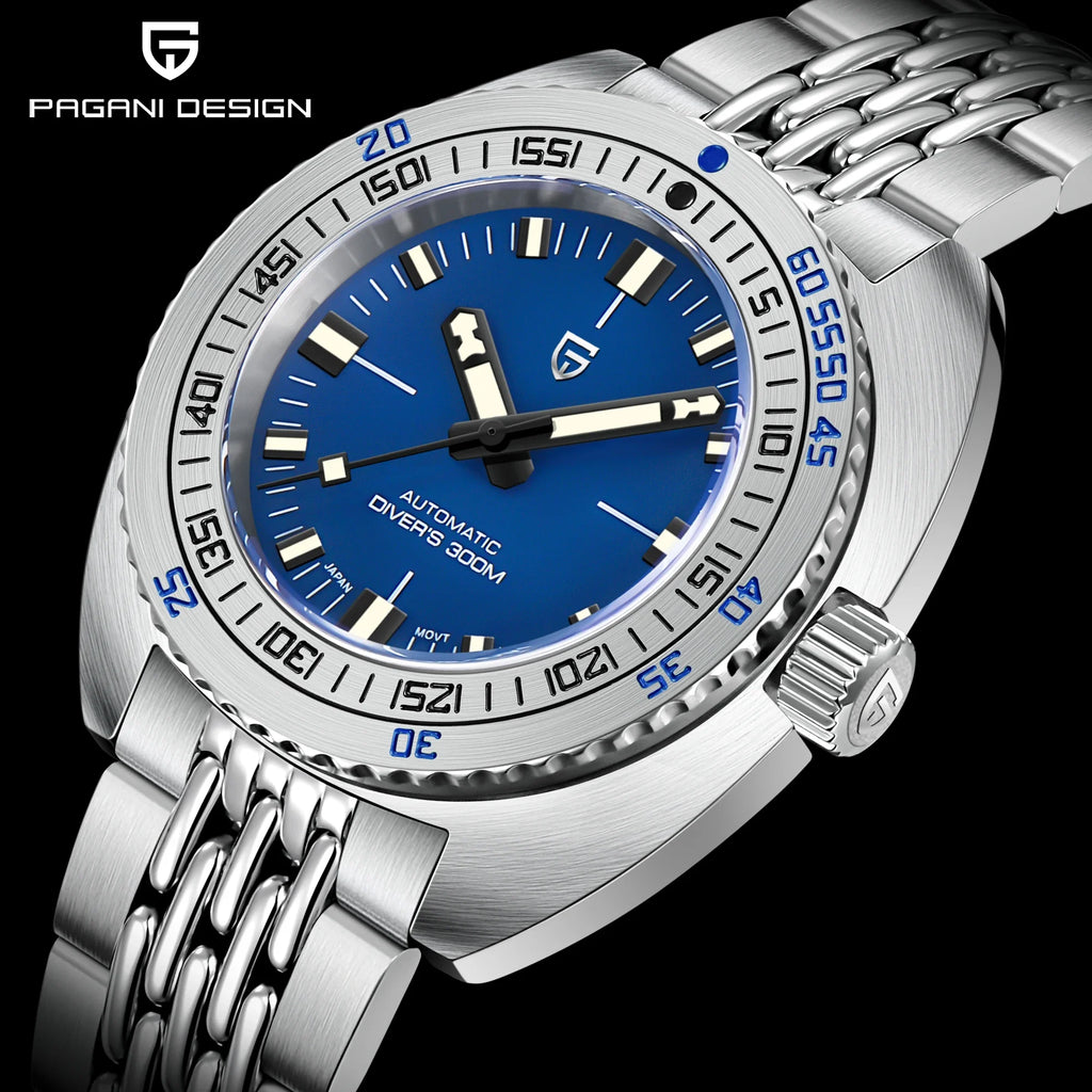 2025 New PAGANI DESIGN Luxury Men's Mechanical Watch Stainless Steel Sapphire Waterproof NH38A Chronograph Relogio Masculino