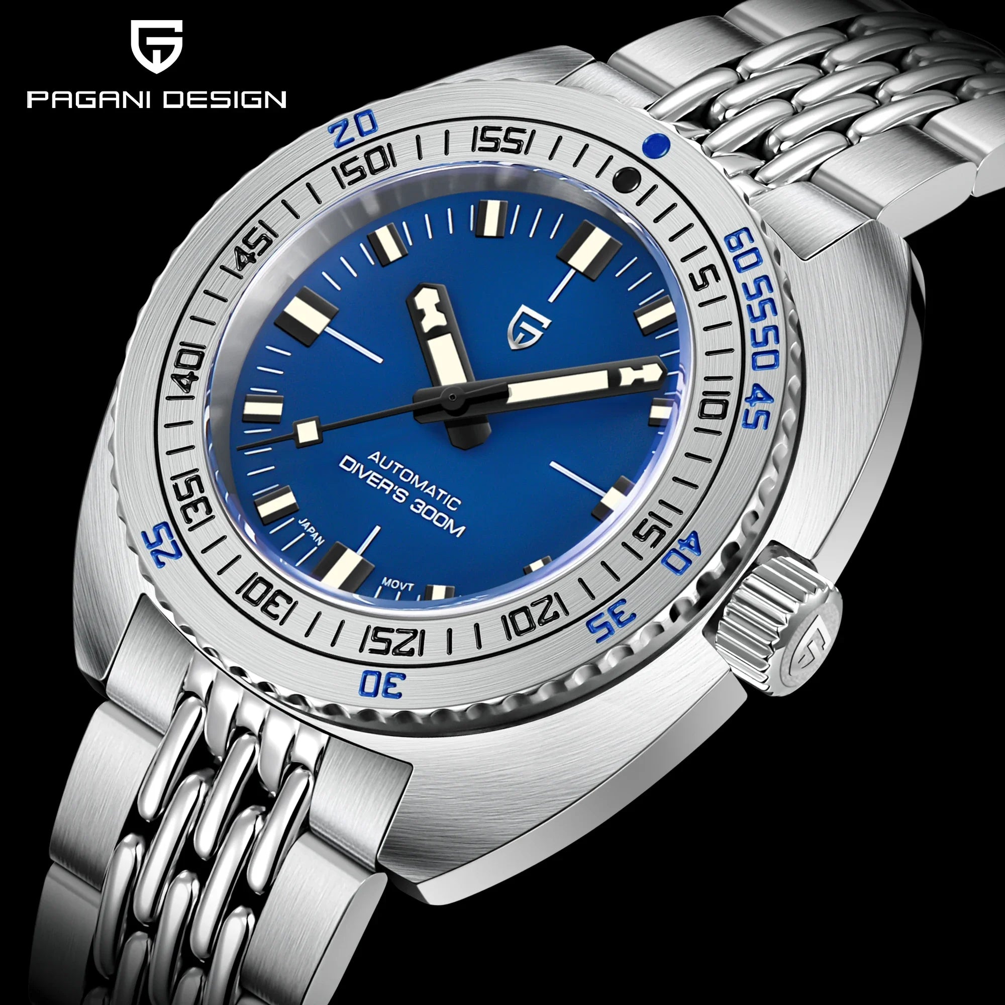 2025 New PAGANI DESIGN Luxury Men's Mechanical Watch Stainless Steel Sapphire Waterproof NH38A Chronograph Relogio Masculino